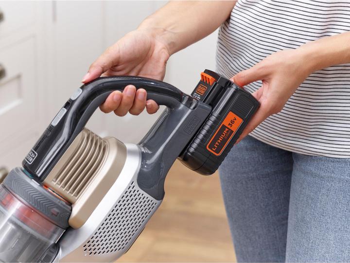 Image du produit Black & Decker BLACK&DECKER BHFEV36B2DW Aspirateur à main sans fil 4 en 1 36V/2,5Ah
