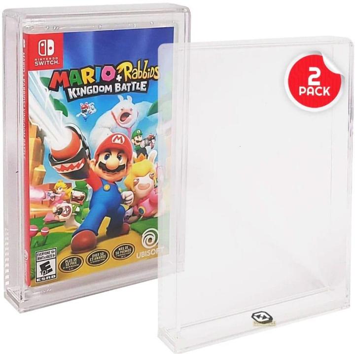 Evoretro Acrylic case 2-pack for Nintendo Switch games (Switch)