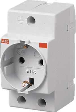 Image du produit ABB German Schuko Din Rail Modular Socket
