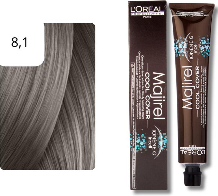 Produktbild L'Oréal Professionnel Majirel Cool Cover (8,1 Hellblond Asch)