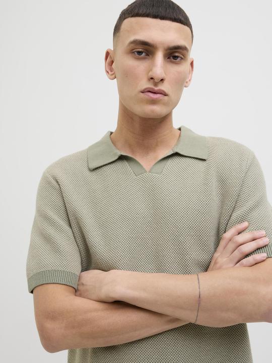 Immagine prodotto Jack & Jones Jprcceaston Knit Split Neck Ss Sn (XXL)