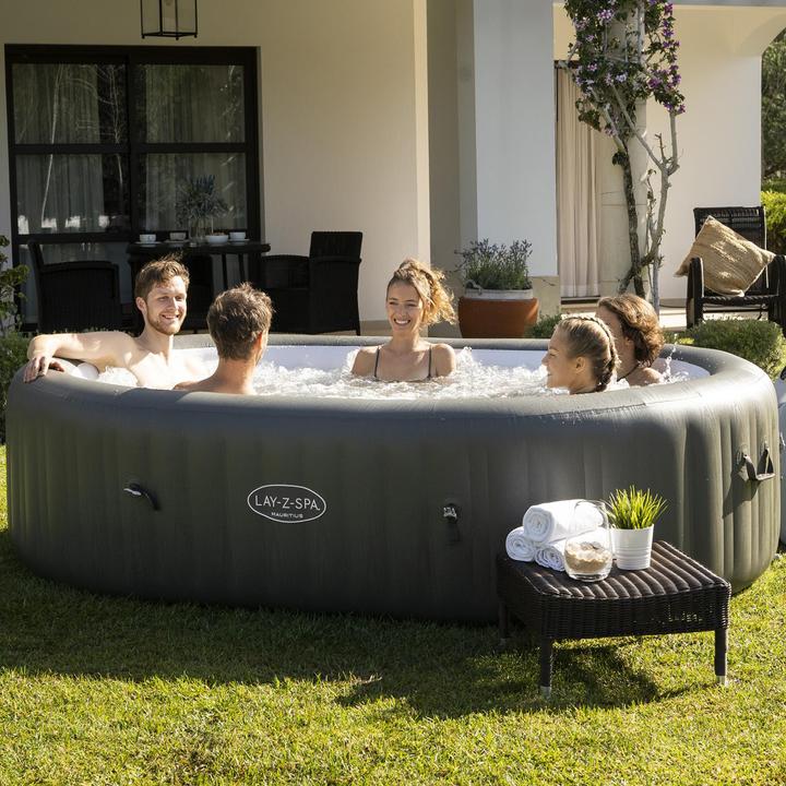 Produktbild Bestway LAY-Z-SPA® XXL WLAN-Whirlpool Mauritius AirJet™ 270 x 180 x 71 cm, oval (7 Pers.)