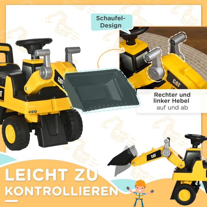 Actual product image Homcom Sit-on excavator with shovel