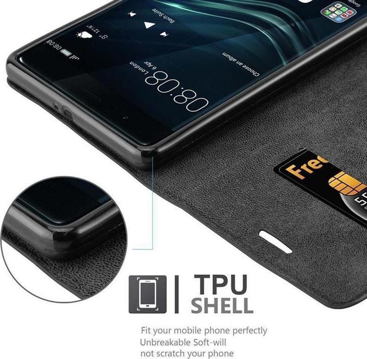 Productafbeelding Cadorabo Boek Onzichtbare Magneethoes (Huawei P9 Plus)