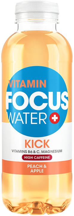 Actual product image Focuswater Kick (Peach, Apple, 12 x)