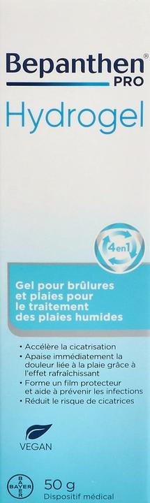 Valeurs nutritives et ingrédients Bepanthen PRO Hydrogel (189.88 ml, Gel)