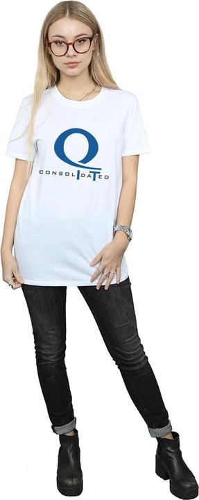 Actual product image Womens/Ladies Arrow Queen Consolidated Logo Cotton Boyfriend T-Shirt (3XL)