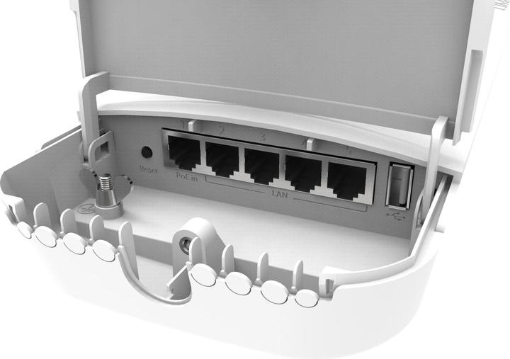Actual product image MikroTik RBOmniTikPG-5HacD: Outdoor PoE AP (867 Mbit/s)