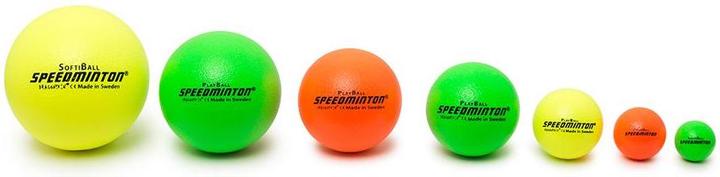 Actual product image Speedminton SuperBall 7cm neon yellow
