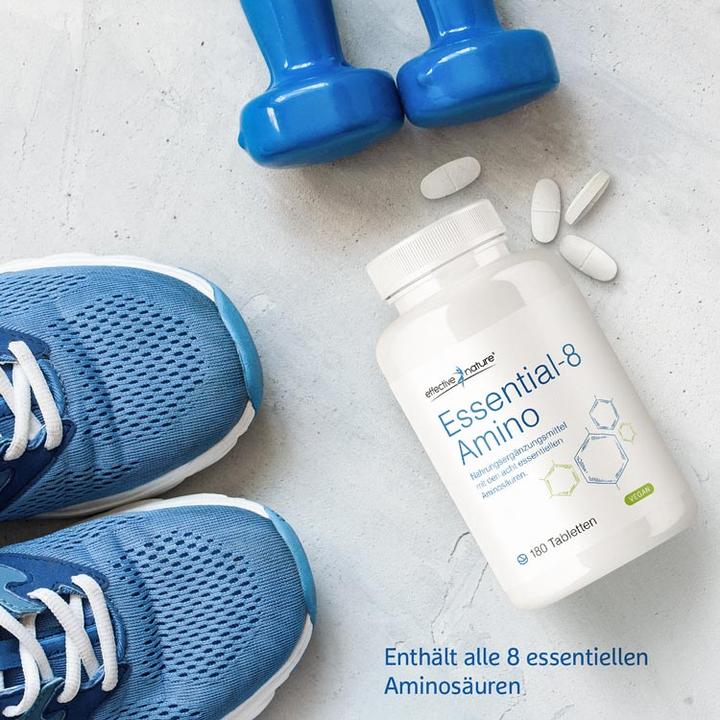 Produktbild Effective Nature EAA Essentielle Aminosäuren (180 Stück, Tabletten, 180 g)