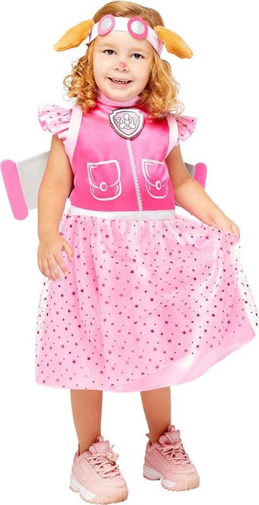 Produktbild Amscan Kinderkostüm Skye aus Paw Patrol, Kleid, Kopfbedeckung, Flügel-Rucksack, Serie, Helfer auf (3, 4)