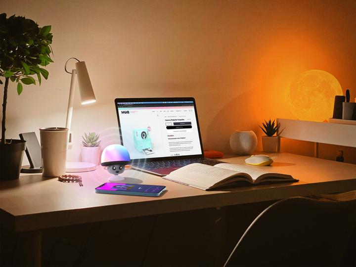 Image du produit MOB Mega Mush Champignon Speaker Noir (3 h, Fonctionnement sur secteur)