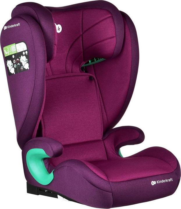 Image du produit KinderKraft Junior Fix 2 I-Size Cherry Pearl (Siège pour enfant, Norme ECE R129/i-Size)