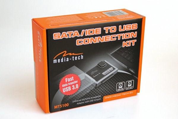 Actual product image Media-Tech MEDIATECH MT5100 SATA/IDE TO USB 3.0 CONNECTION KIT