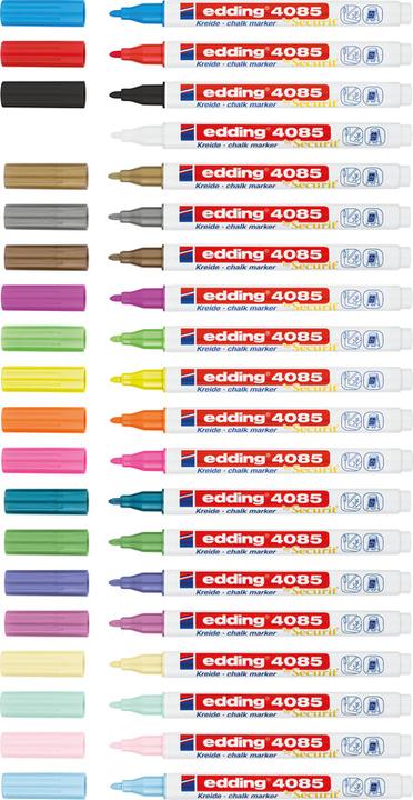 Actual product image Edding 4085 (White, 2 mm, 1 x)