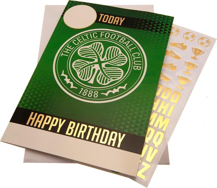 Produktbild Celtic FC Geburtstagskarte mit Aufklebern (1 Stk.)