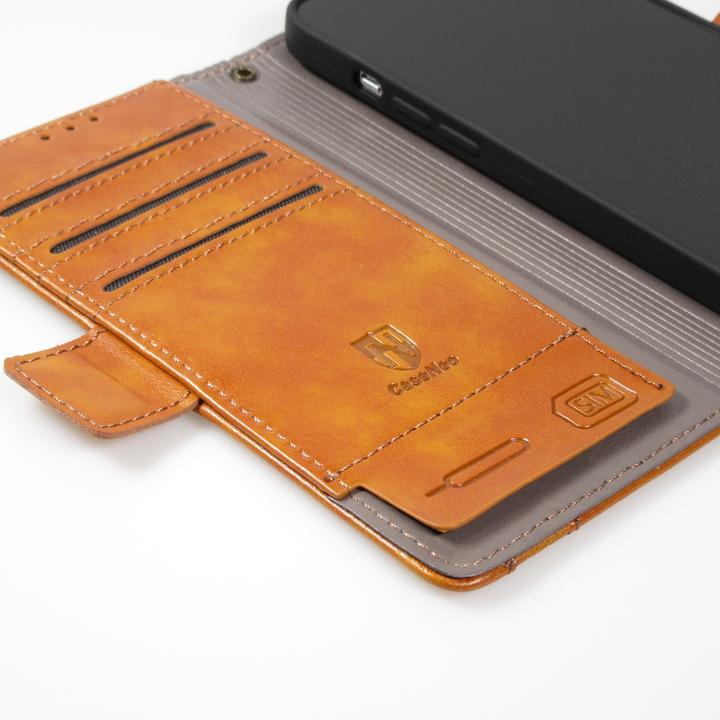 Actual product image PhoneLook Leather Case Flip Wallet with Accent Stripe & Card Holder (Apple iPhone 13 Pro)
