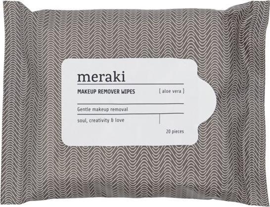 Image du produit Meraki Lingettes démaquillantes, aloe vera, gris chaud/blanc (Chiffons de nettoyage)
