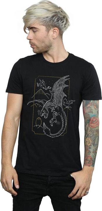 Image du produit - T-shirt DRAGON LINE ART - Homme (XL)