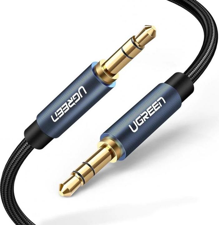 Actual product image Ugreen AV122 jack cable 3.5mm AUX 2m (blue) (2 m)
