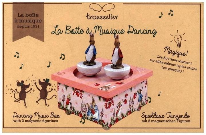 Actual product image Trousselier Musical Clock Dancing Peter Rabbit, Strawberries Magnetic