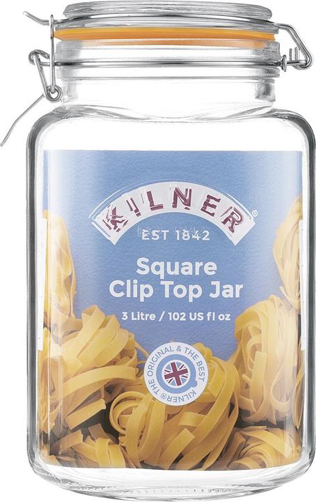 Produktbild Kilner KIL Bügelverschlussglas 3l qu. (1 Stk., 3 l)