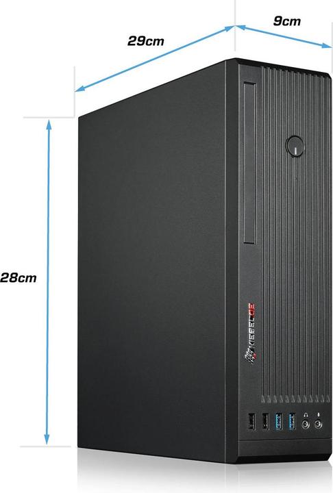 Actual product image Kiebel Energy-saving PC (Eco Gold Slim 12) (Intel Core i5-12400T, 16 GB, 1000 GB)