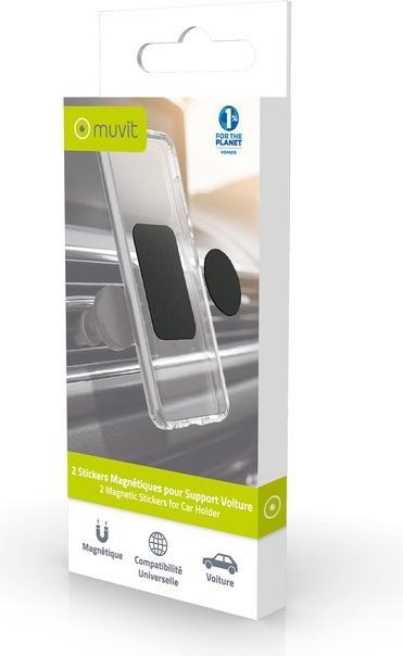Actual product image Muvit 2 Aimants Magnetiques Pour Support Voiture