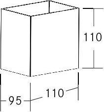 Actual product image Brumberg LED wall light (660 lm, 2G11)
