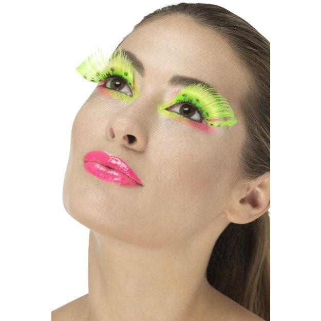 Produktbild Smiffys 80er Jahre - Neon Polka Dot (Künstliche Wimpern)
