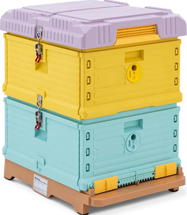 Actual product image Wiesenfield Beehive - plastic (polypropylene) - 54 x 44 cm - with thermal insulation (Bee, Wild bees)