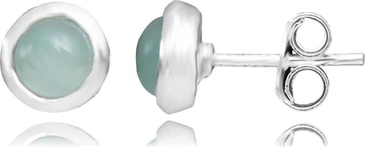 Immagine prodotto Leyda Perno per orecchio rotondo (Pietra, Argento 925)