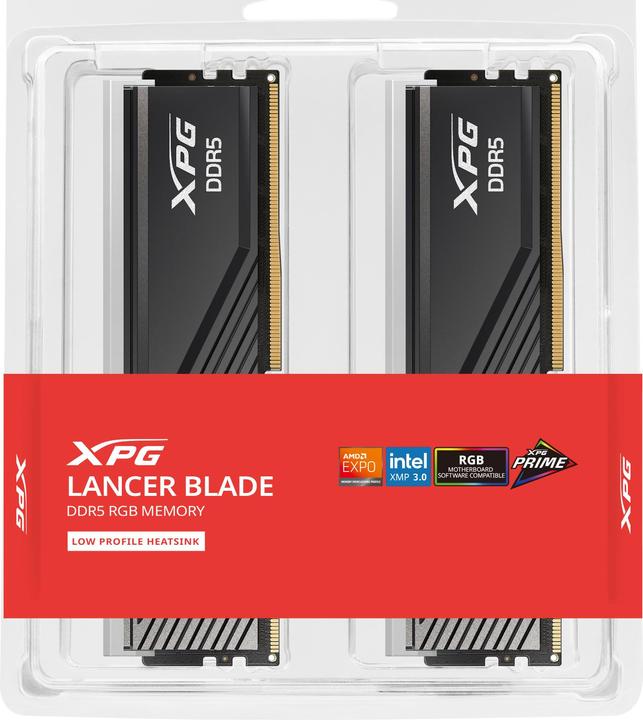 Produktbild Adata XPG Lancer Blade RGB (2 x 16GB, 6000 MHz, DDR5-RAM, DIMM)