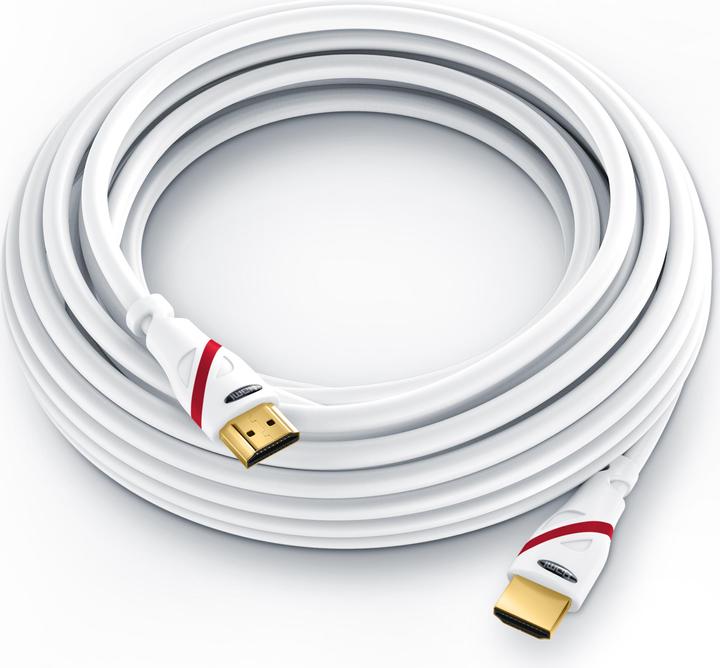 Actual product image CSL HDMI cable 2.0b - 4k Ultra HD 2160p - 3D Ready - High Speed - 3 x shielded - HDMI 2.0b 2.0a 2.0 (12.50 m, HDMI)