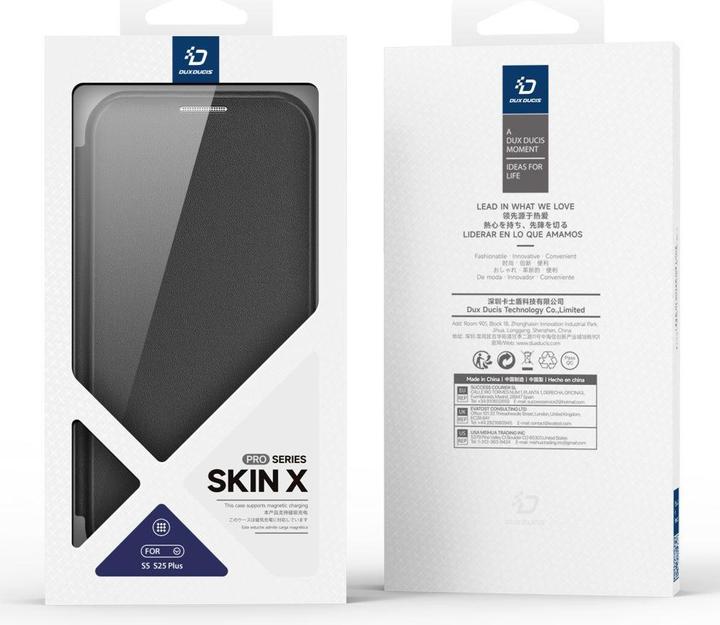 Productafbeelding Dux Ducis Skin X Pro Series Samsung Galaxy S25 Plus Cover - Zwart (Samsung Galaxy S25+)