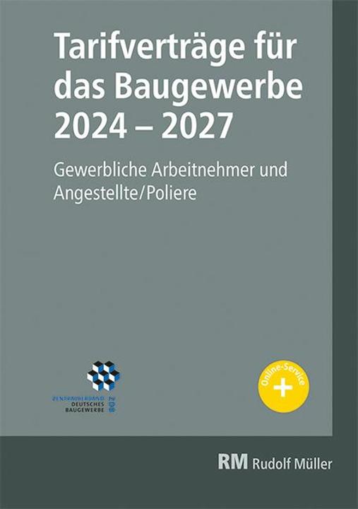 Produktbild Tarifverträge für das Baugewerbe 2024-2027 (Deutsch, Heribert Jöris, 2024)