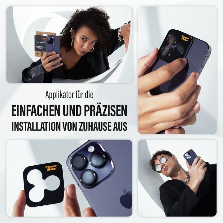 Image du produit PanzerGlass Hoops Camera Lens Protector (1 pièce(s), Apple iPhone 15 Pro, Apple iPhone 15 Pro Max)