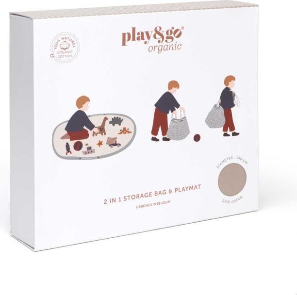 Actual product image play&go Print Organic grid blue