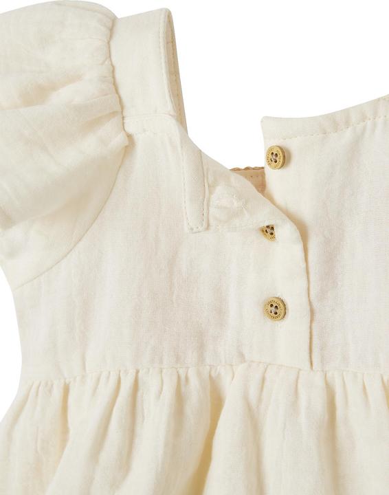 Image du produit Vertbaudet Blouse bébé fille en dentelle au crochet (62)