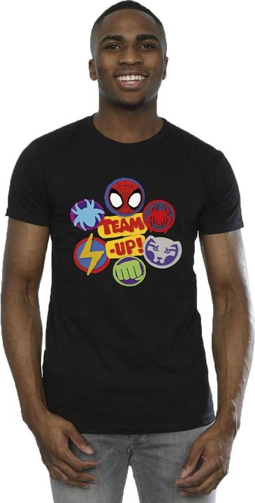 Actual product image Mens Spidey And His Amazing Friends Team Up T-Shirt (3XL)