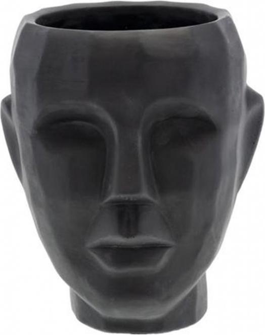 Produktbild Villa Collection Blumentopf Kopf 19 x 19 cm, Schwarz (19 cm)