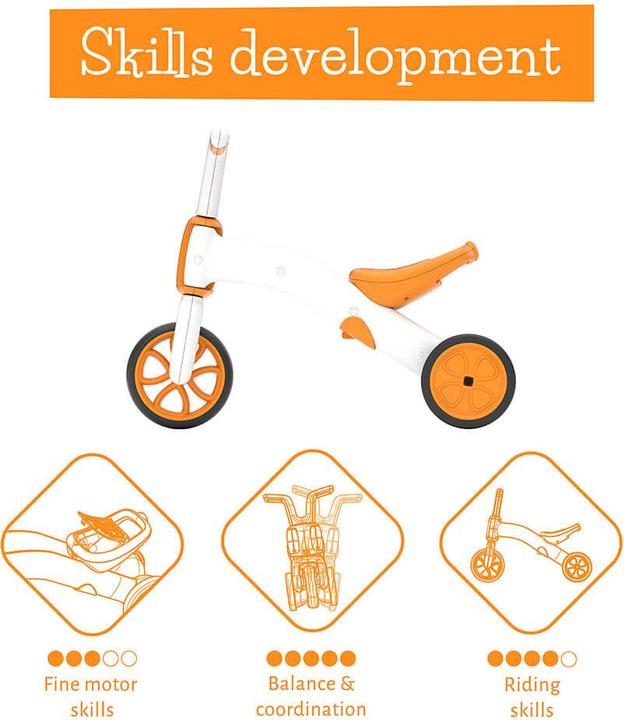 Image du produit Chillafish Bunzi Matte Edition Poussette + Balance Bike 2in1