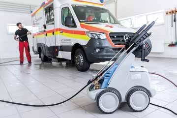 Produktbild Kränzle 61000.0 Quadro 599 TST Kaltwasser-Hochdruckreiniger + Schmutzwäscher 230 Volt 150 Bar