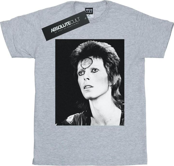 Immagine prodotto David Bowie Ziggy Looking Maglietta Ampia Donna (L)