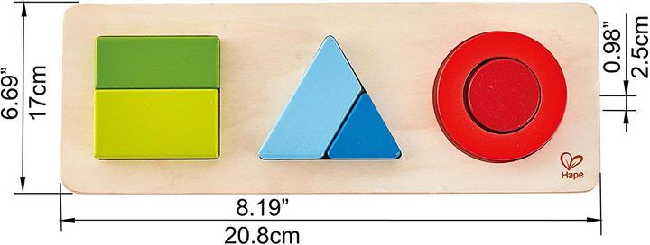 Produktbild Hape Geometrie-Puzzle (6 Teile)