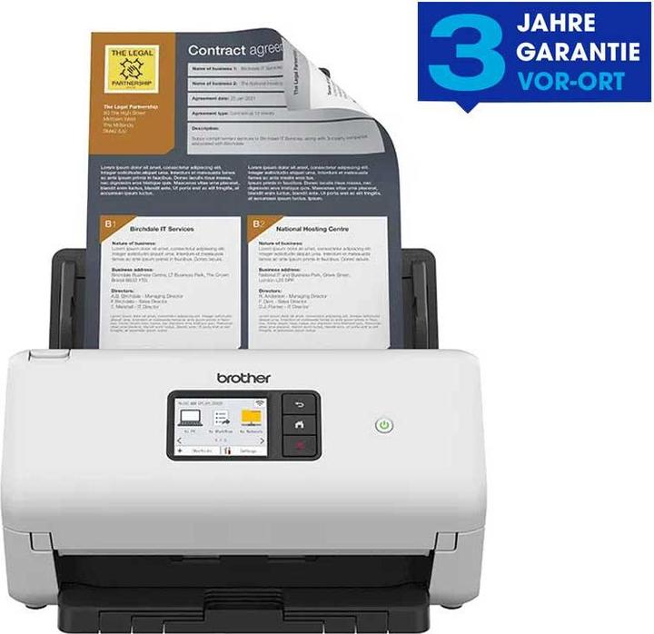 Produktbild Brother ADS-4500W (WLAN, LAN, USB)