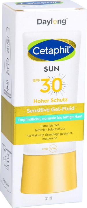 Produktbild Daylong Cetaphil sun 30 sensitive Gel-Fluid Gesicht, 30 ml Gel (Sonnengel, SPF 30, 30 ml)