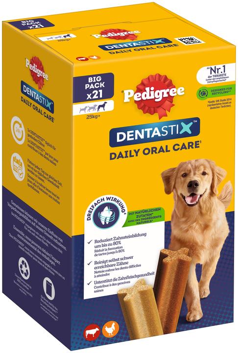 Pedigree Dentastix Grands chiens (Adulte, 21 pcs, 810 g)