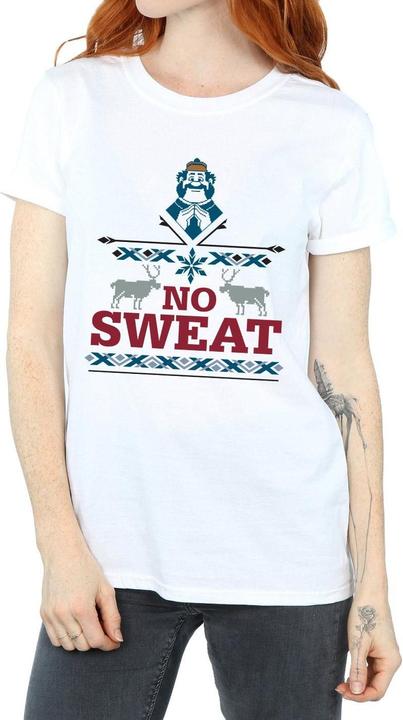 Image du produit Disney Frozen Femme/Les femmes No Sweat - T-shirt boyfriend en coton chiné (XL)