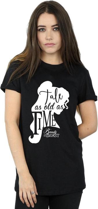 Actual product image Disney Womens/Ladies Tale As Old As Time Cotton Boyfriend T-Shirt (3XL)